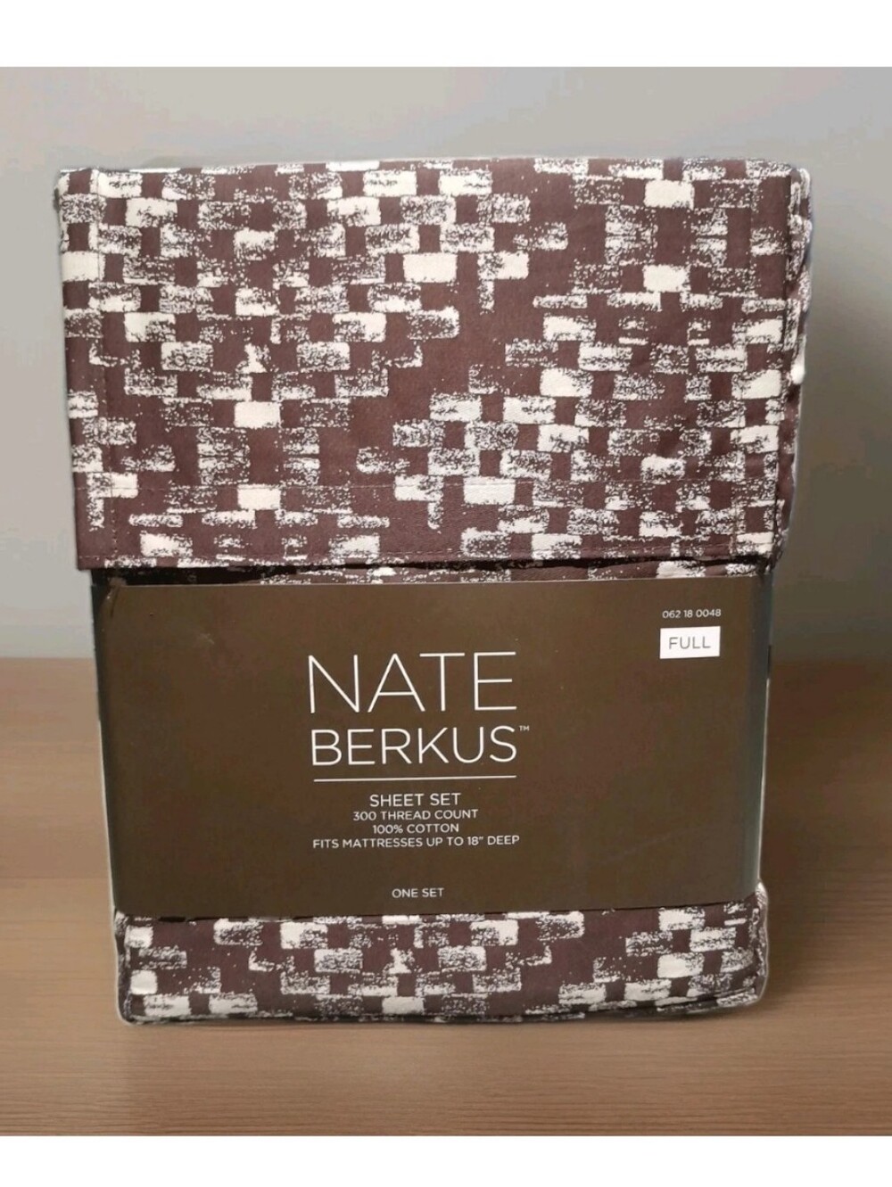 BRAND NEW NATE BERKUS FULL Size Sheet Set 300 Thread Count 100% Cotton